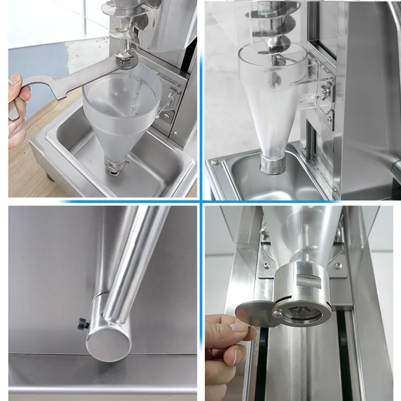 Mezclador de helado, máquina agitadora de leche de 750W, máquina para hacer helados, fruta, yogur, nueces, licuadora de helado