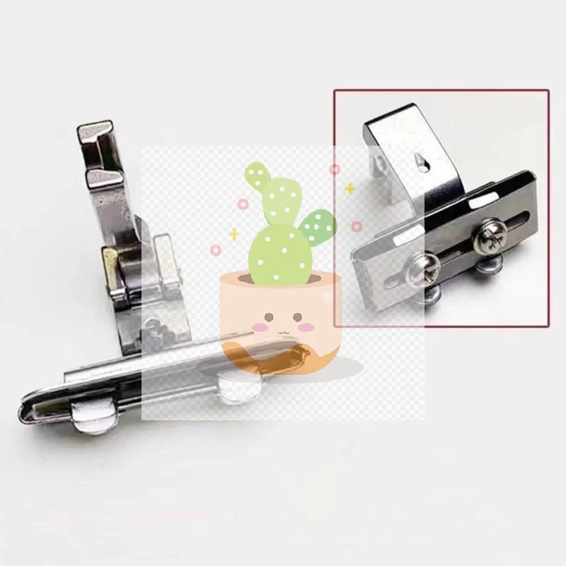 1Pcs S10A Links Rechts Einstellbare Spitze Band Guide Nähfuß, für Verbinden Spitze Elastische Gurtband Industrielle Nähmaschine Teile