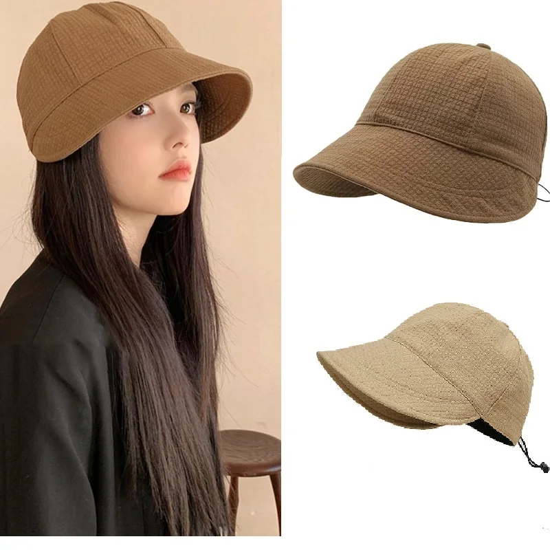 Women Girls Y2K Sun Visor Hat Wide Brim Summer UPF 50+ UV Protection Beach Panama Cap