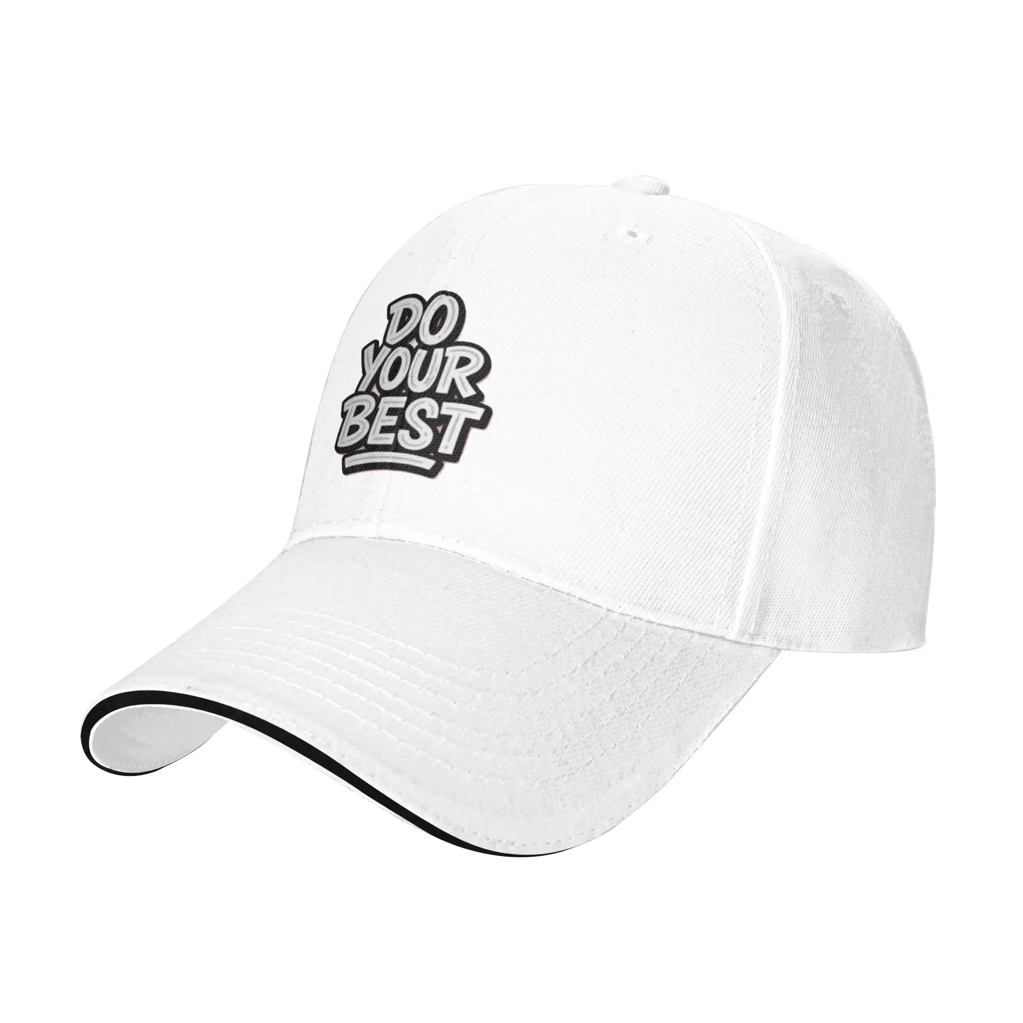 Do your best   Positive Lettering Gift For Children Men Women A Baseball Cap Hat