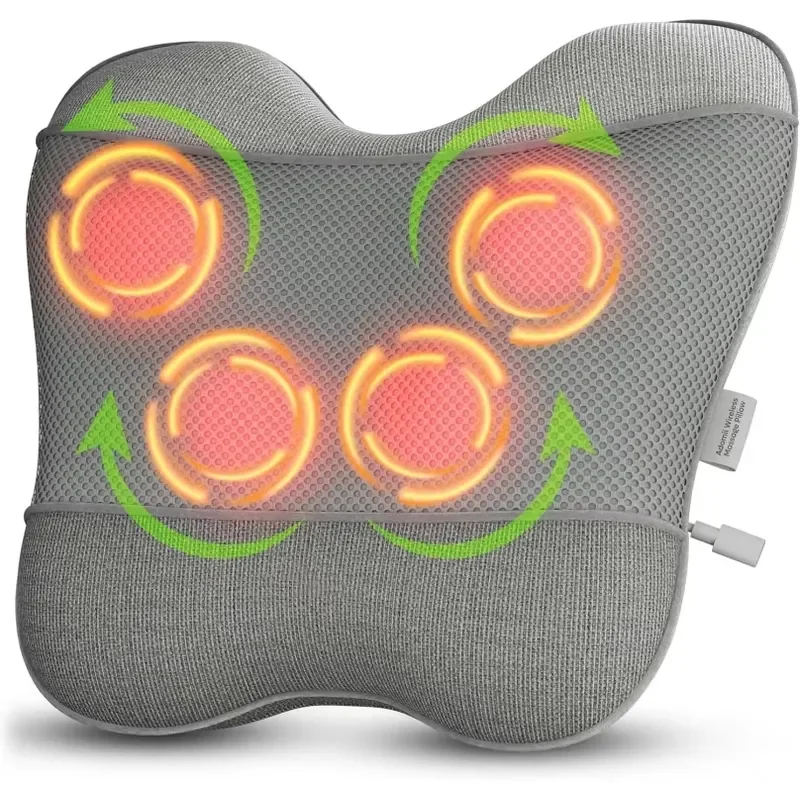 for Electric Lower Back Massager Portable Adjustable Heat Compress Waist Relief Device