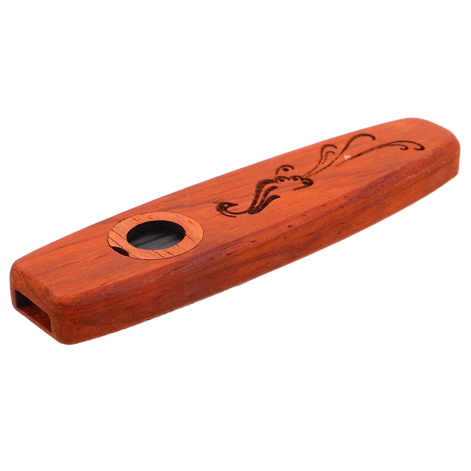 

Sturdy Solid Wood Kazoo Adults Durable Wooden Musical Instrument Slide Flute Wind Instrument For Ukulele Partner - Classic