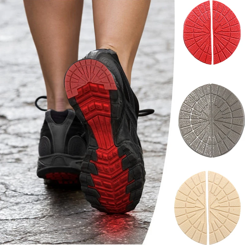 

1Pair Self Adhesive Rubber Soles Anti-Slip Wear-resistant Outsole Shoe Protector Cutable Shoes Stickers Pads Shoes Soles Hot