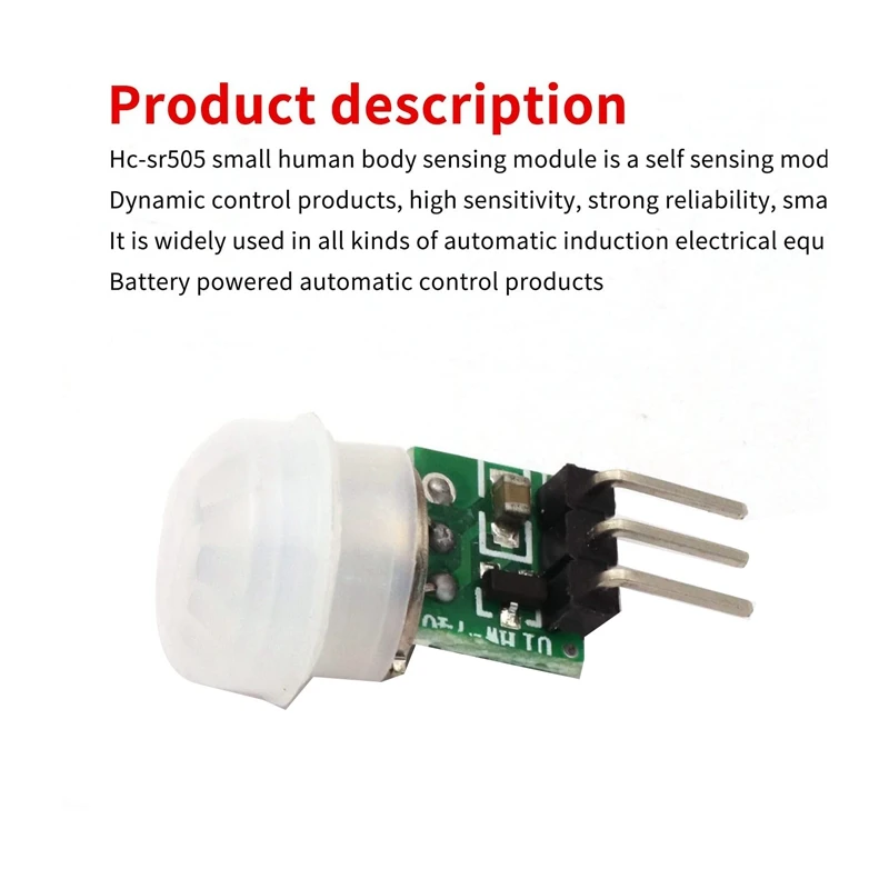 8Pcs AM312 Mini Human Sensor Module PIR Motion Sensor Detector Modules Infrared Sensor Body Manual Motion IR Detector