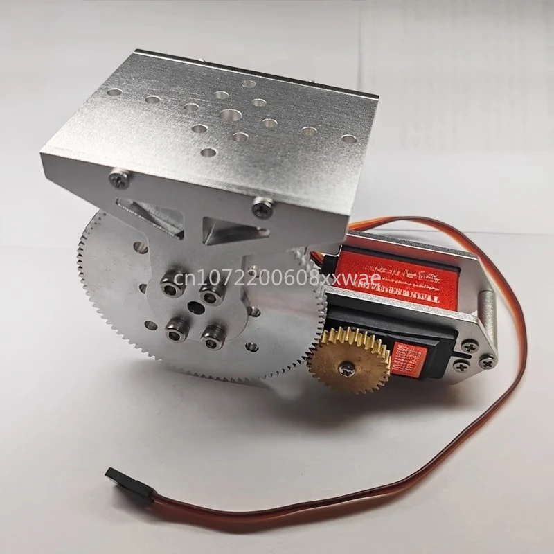 

One degree of freedom servo head up and down, rotating gimbal platform base, robot frame