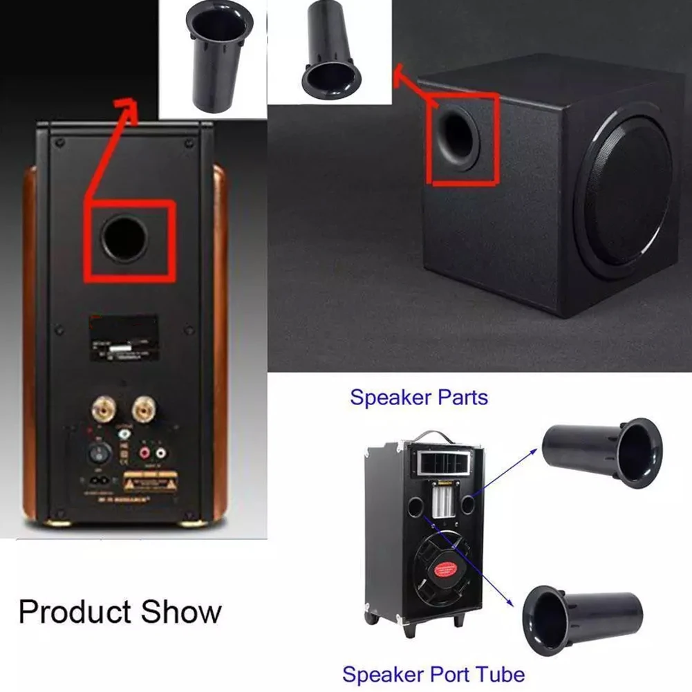 Sound Quality Bass Subwoofer Tube Bass Subwoofer Tube ABS Easy Installation Enhanced Sound Quality High Quality ABS Live Speaker