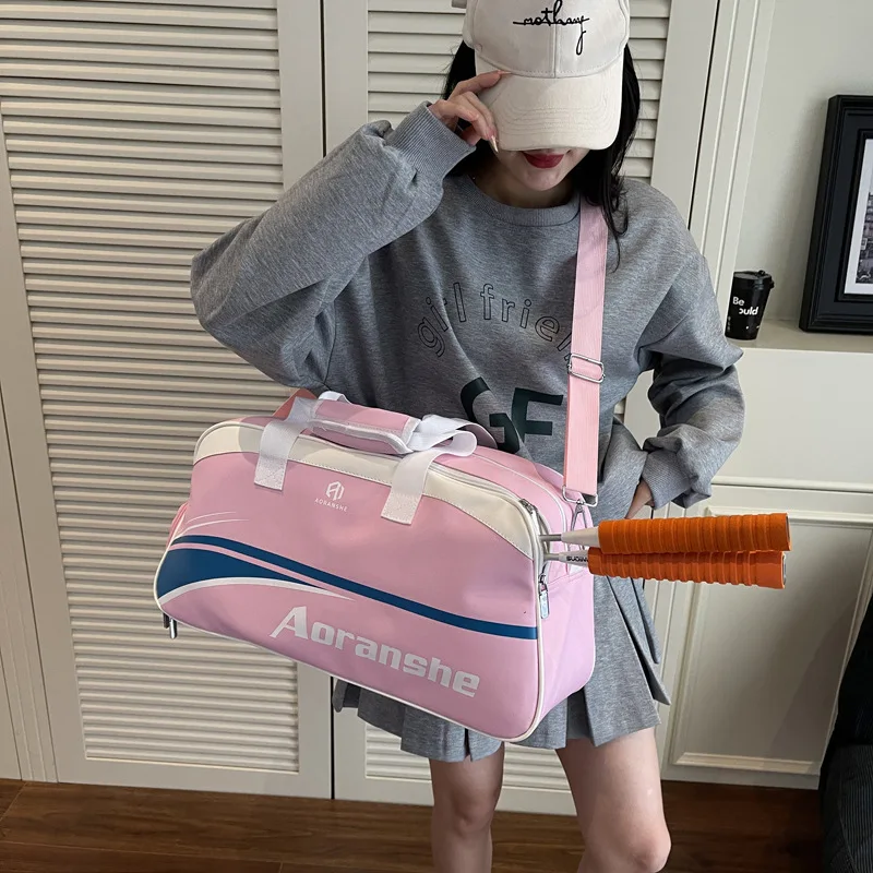 Minimalist Large Capacity Badminton Bag Fashionable Single-Shoulder & Hand-Carry Lightweight Sports Tote for Women’s Yoga Bag view 2