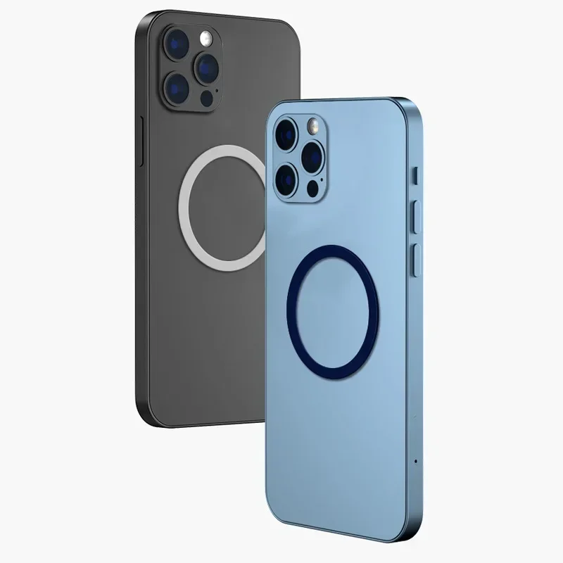 

3 шт. ультратонкая Магнитная металлическая подставка на присоске для IPhone 14 15 MagSafe Настольный Автомобильный держатель для телефона универсальное беспроводное зарядное устройство