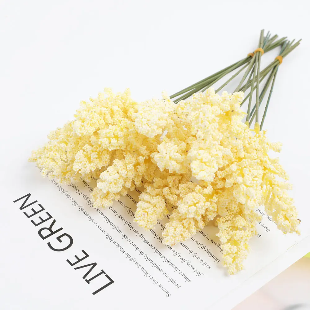 6 Stück 32 cm Ähre Qualität natürliche getrocknete Blumen Kaninchenschwanz Pampas Reed getrockneter Blumenstrauß Hochzeit Party Dekoration Pflanzen ﻿ – Detail 10