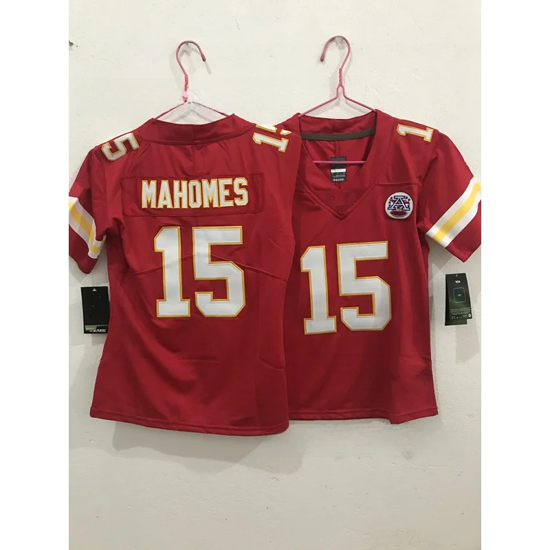 جديد 2025 كرة القدم الأمريكية جيرسي رؤساء فريق الاطفال الملابس الرجالية البوليستر القطن مزيج الربيع الموسم الملابس الرياضية جودة التصدير