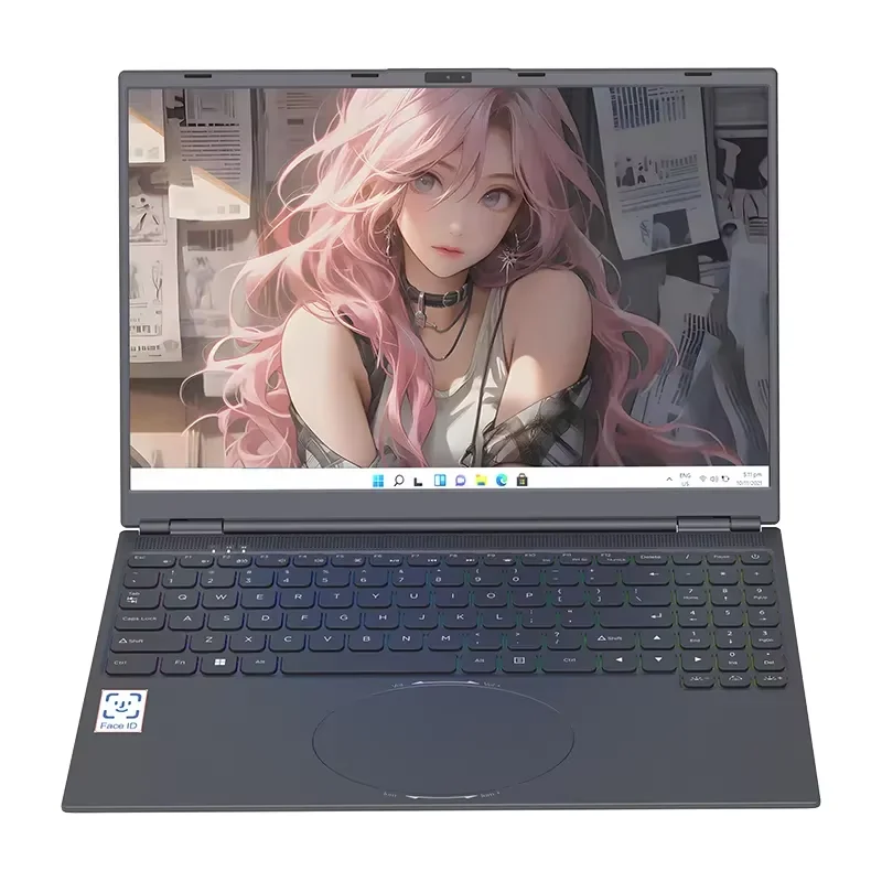 Gaming Laptop Intel i3-8109U Up to 3.6 GHz 16.0 inch IPS Notebook 16GB DDR4 128G - 1TB SSD Windows 11 Pro Compute