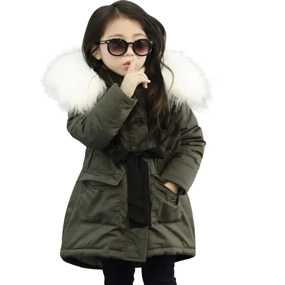 Juniors Jacket Baby Girl ' Hooded Tops Jacket Padded Coat Kids Long Thick Warm Jacket 5t Girl Toddler Winter Coat