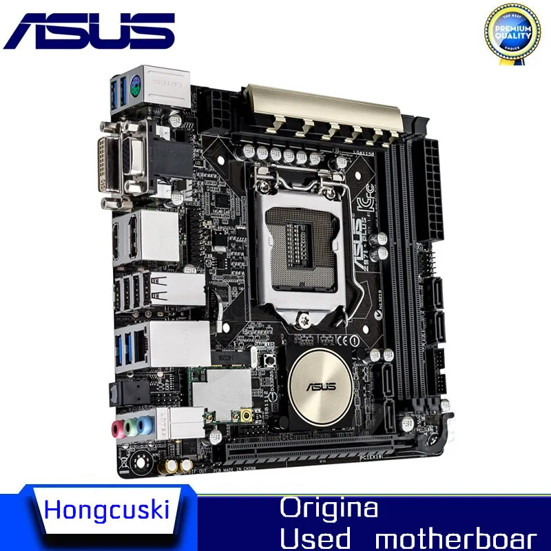 For ASUS Z97I-PLUS original motherboard Socket LGA 1150 DDR3 Z97 SATA3 USB3.0 Desktop Motherboard