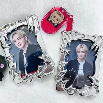 Držák na fotokarty s galvanickým pokovením, rámeček na fotokarty Kpop, stojan na idolové fotografie Kpop, chránič fotokarty, úložný box, balení 12 nejlepší prodej Displej Samsung S4 Mini - №11