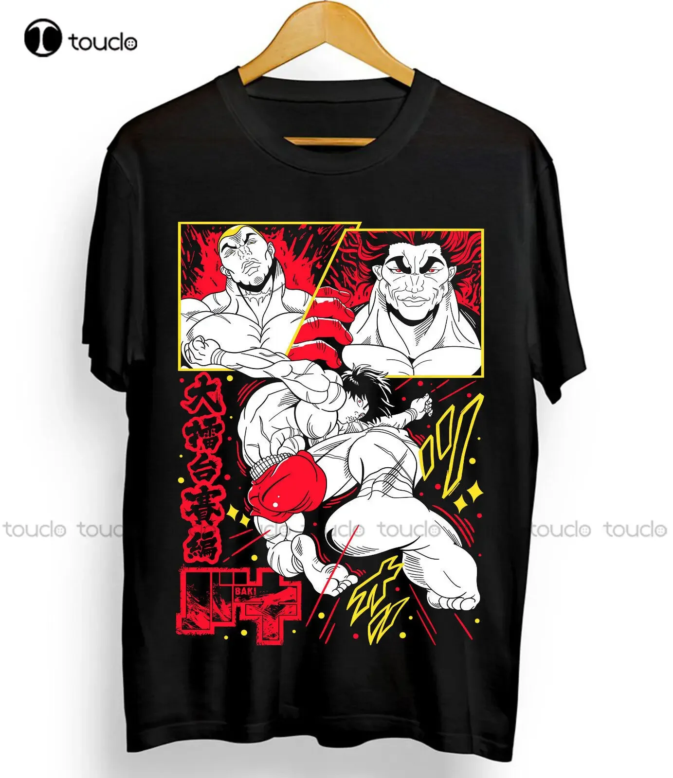 Baki Hanma T-Shirt Baki The Grappler Yujiro Boxing Gym Anime Gift Shirt All Size Christmas Gift Streetwear Xs-5Xl Tshirt