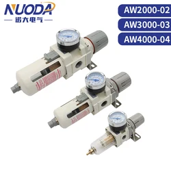 SMC Type AW2000-02 AW3000-03 AW4000-04 Compressor Air Filter Controller Oil Seperator Filters Pneumatic Air Pressure Regulator