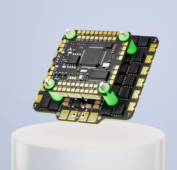 

Aocoda-RC F4100 V4 Flight Stack – integrated F405 Flight Controller & 100A X4 32-bit 8S ESC speed control for FPV Racing Drones