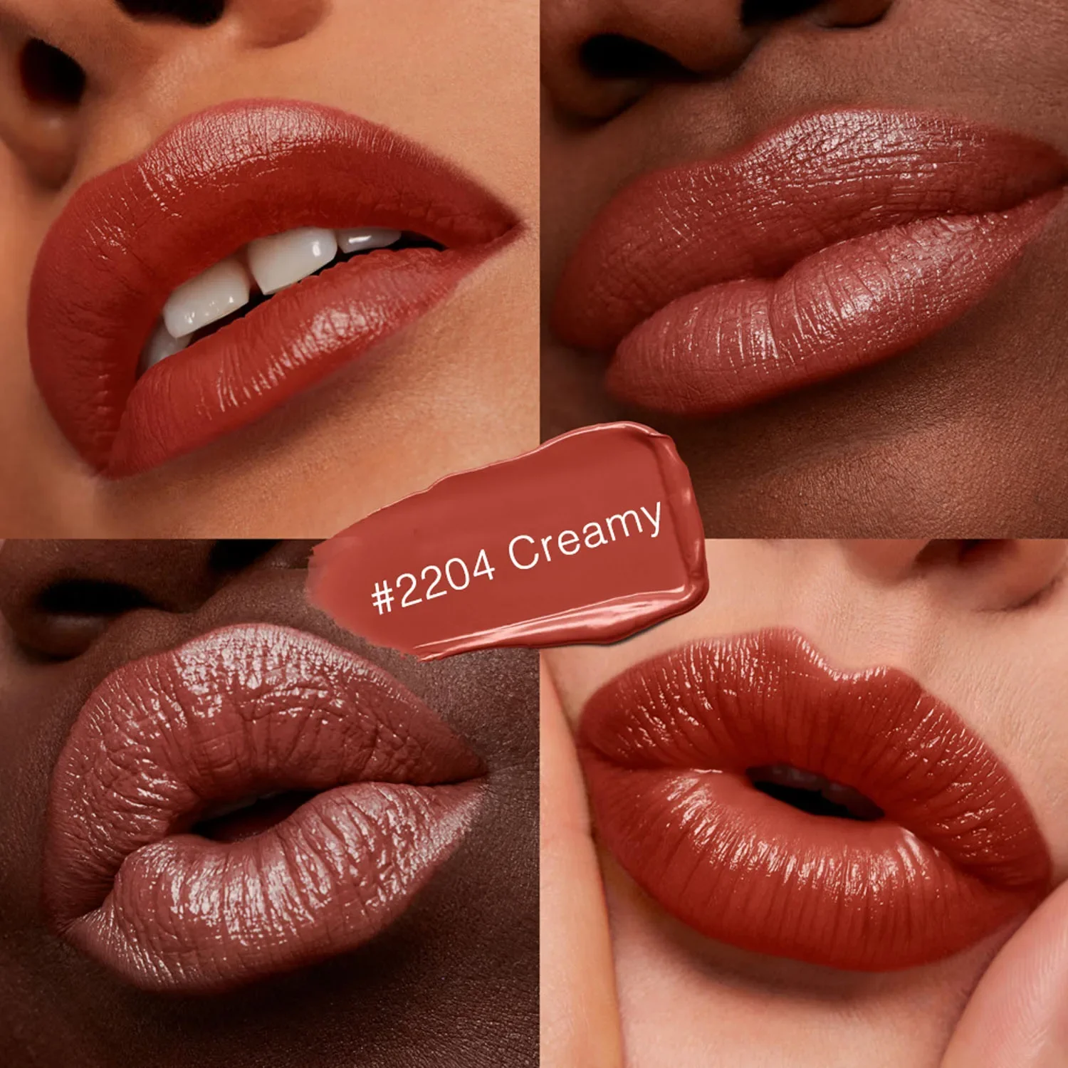 Coréen 5 pièces Orange foncé rouge rose mat rouge à lèvres Pack ensembles soyeux velours rouge à lèvres mat longue durée rouge à lèvres maquillage ensembles Kit