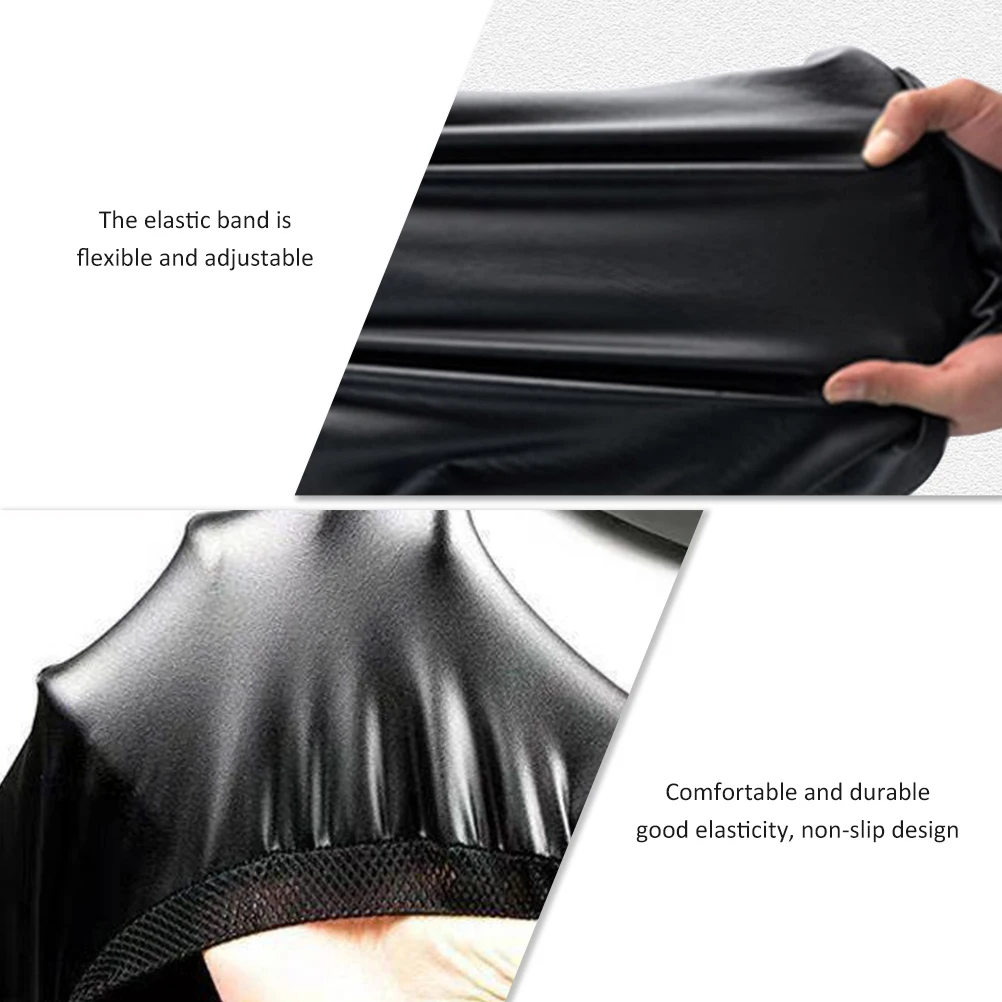 

Motorcycle Seat Cover PU Material Elastic Band Adjustable Fits Most Bikes Comfortable Durable Non Slip Protects Cushion Sunlight