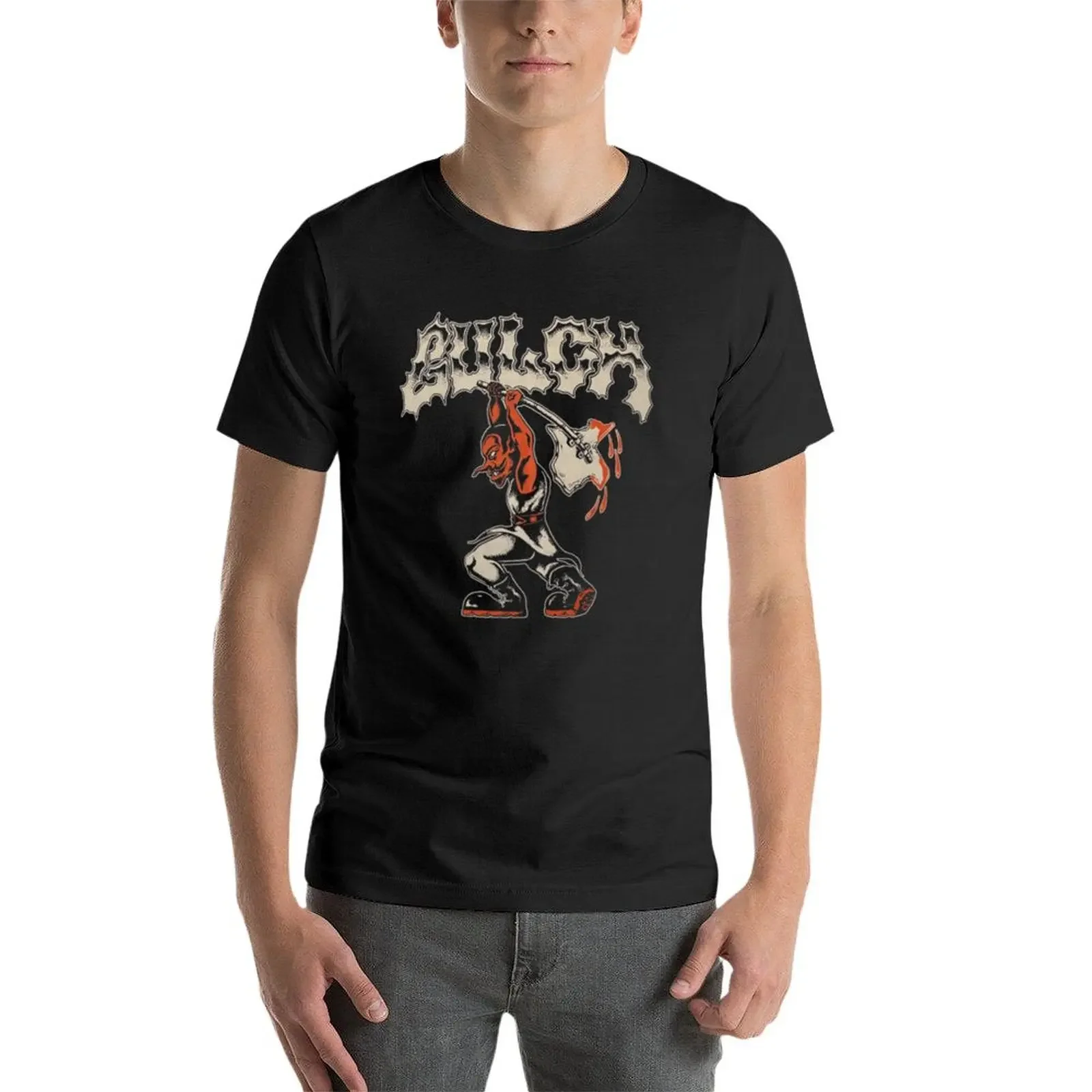 Camiseta de la banda GULCH para hombre, ropa de verano para el sudor, camisetas de Campeón