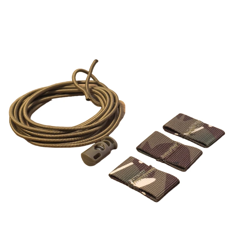 Taktischer Old Glory Flaggen-Bungee-Elastikverschluss, Stoßdämpferkordel, Molle-Gurtband-Schlaufe, Kordelstopper für sichere Befestigung – Detail 9