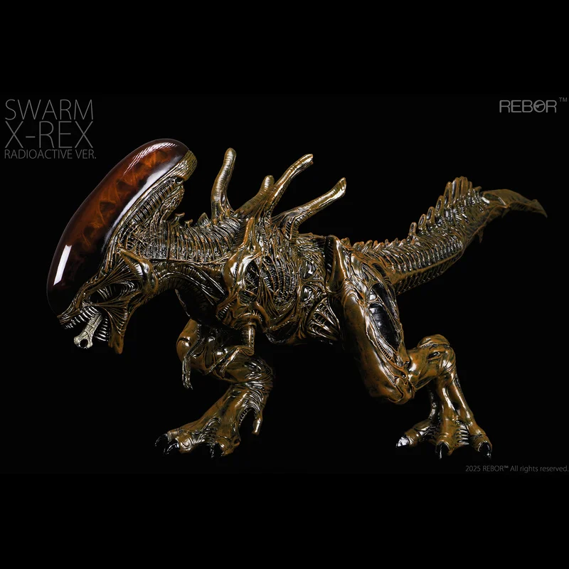 

Swarm X-Rex 43cm Radioactive Edition Tyrannosaurus Rex Dinosaur Action Figure 1/35 Scale Collectible Model Toy Ornament Gift