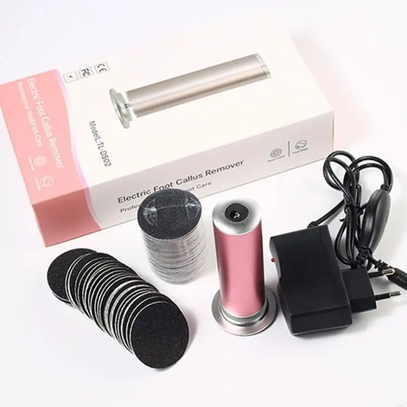 A0NC Electric Callus Remover avec des disques papier verre remplacement File pied électronique pédicure Pander à