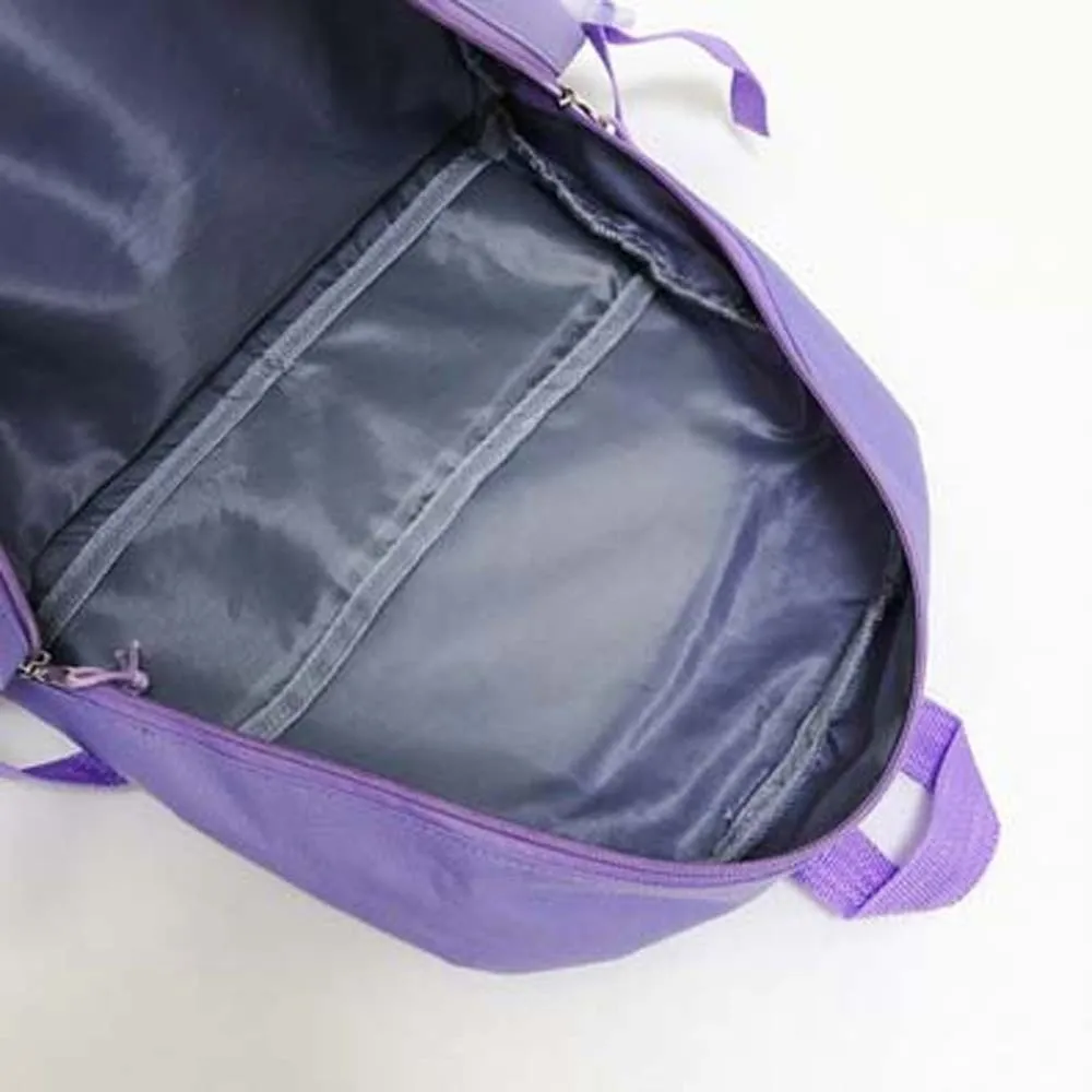 Solid Color Nylon Ita Backpack Durable Dust-proof Students School Bag Transparent with Large Capacity Daypack for Gift