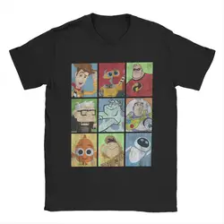 Men Pixar Panels Toy Story T Shirts Buzz Lightyear Cotton Clothing Crazy Short Sleeve Crew Neck Tees Printed T-Shirt