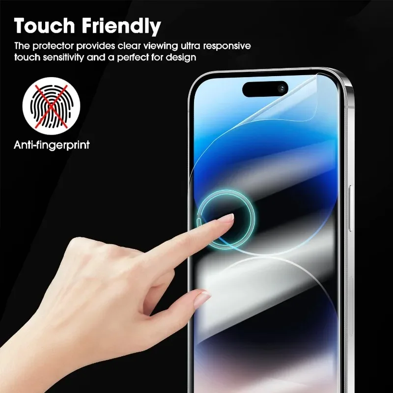 Upgraded for IPhone 17 Pro 17 Hydrogel Film HD Smooth Touch Sensitive Front Back Screen Protectors for Iphone 17 Pro Max 17air - Image 5