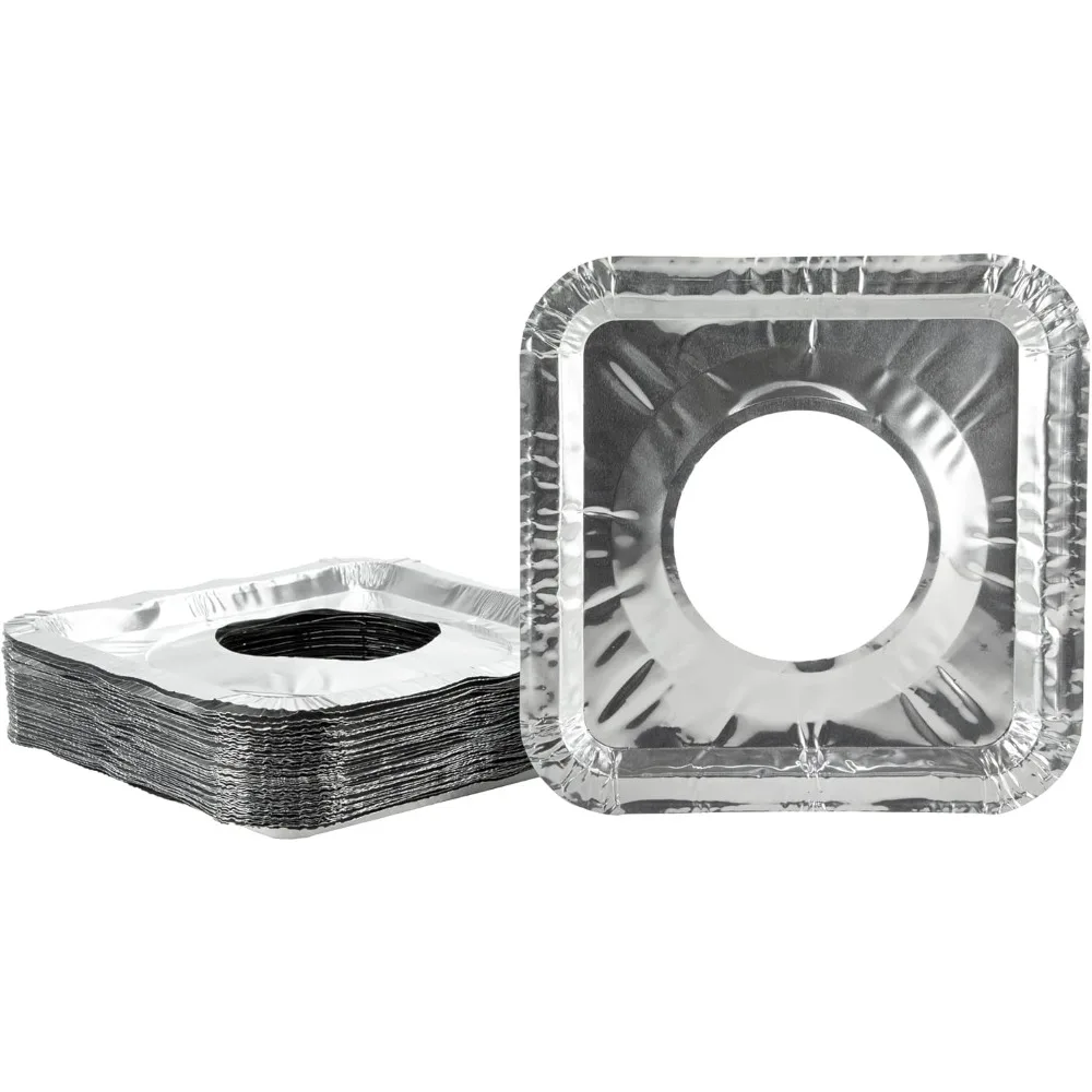 10/20 Pcs Disposable Gas Stove Liners Square Gas Stove Cleaning Pads Aluminum Foil Stove Covers for Keeping Gas Stove Clean