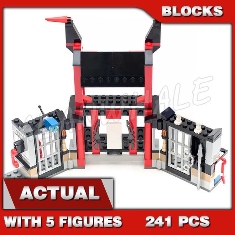 241pcs  Kryptarium Prison Breakout Samukai Escape 10522 Building Blocks Sets Samukai Bricks Compatible with Model