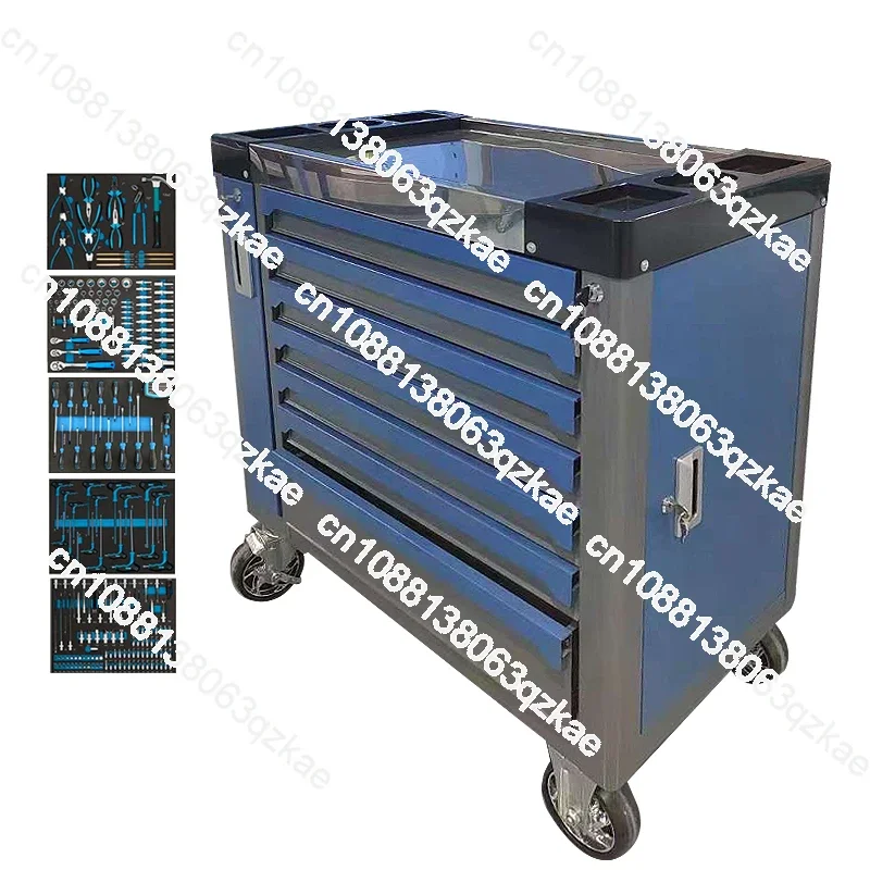 Drawers Garage Storage 370 Pcs Tool Sets Box Tool Chest Workshop Trolley Heavy Duty Tool Cabinet