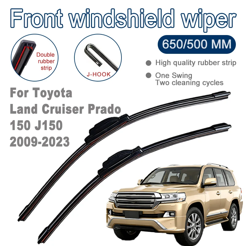 

Wiper Blades For Toyota Land Cruiser Prado 150 J150 2009-2023 2020 Front Windshield Brushes Windscreen Car Accessories 26"+20"