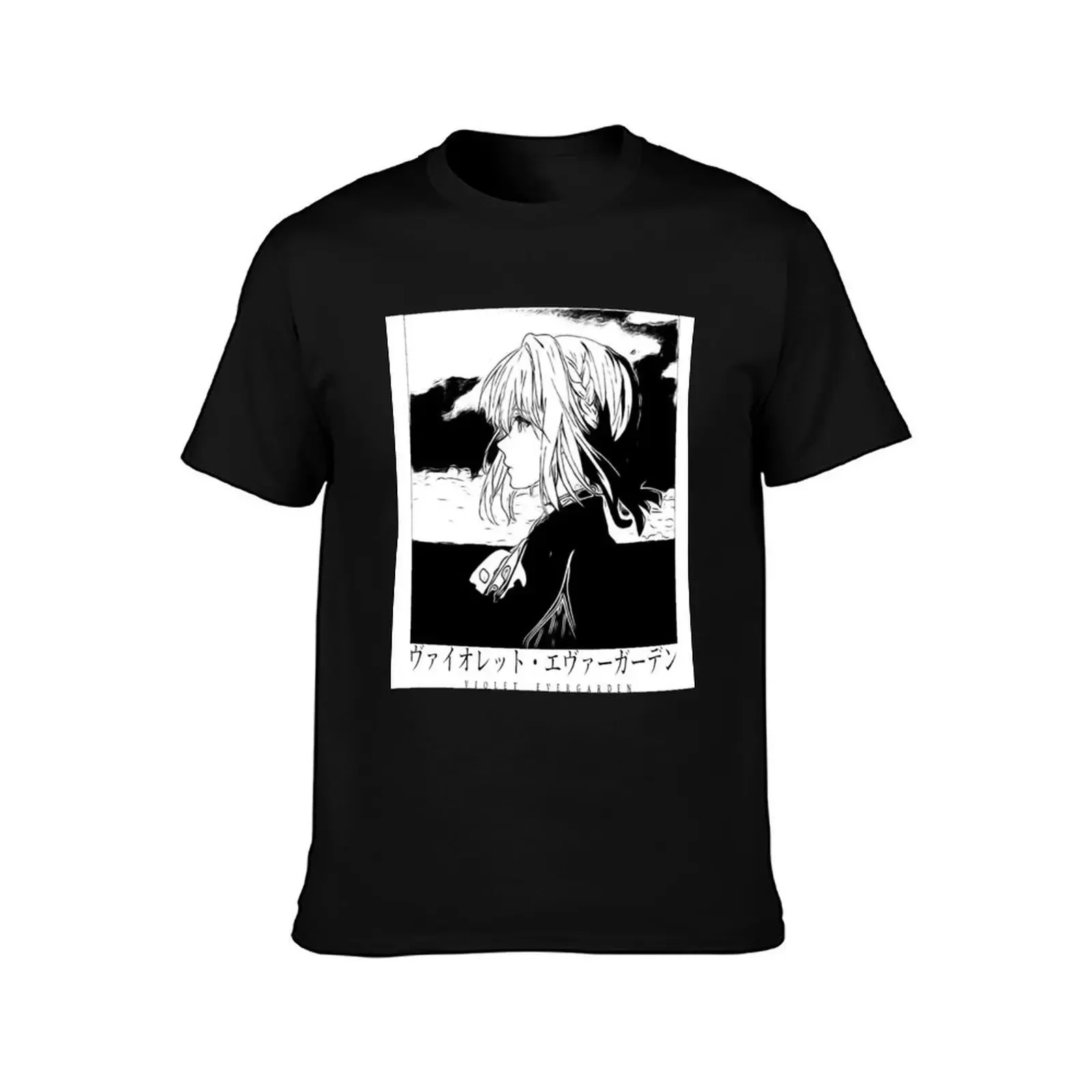 Violet Evergarden - Violet (Mono) T-Shirt boys whites shirts graphic summer top designer t shirt men