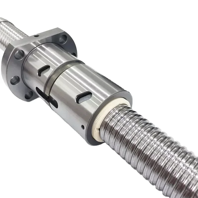 The Most Favorable Price, High Quality 50mm Diameter Lead 5mm 10mm 20mm Cnc 1000mm 3000mm Ball Screw Set C5 C3