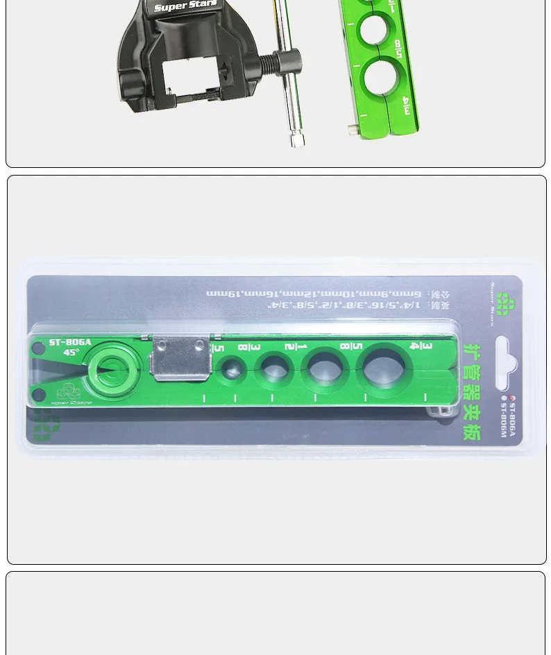 Flaring Tool Air Conditioner Tool Reamer Copper Pipe Maintenance Eccentric Tube Expander Tool DSZH ST806A Metric Imperial Splint