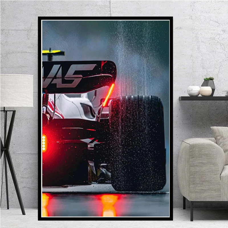 One Circuits Formula 1 Circuit History Poster and Prints Canvas Painting Wall Art Pictures for Home Living Room Cuadros