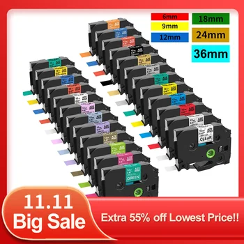 12mm TZe 라벨 TZ 231 TZ 적층 테이프 231 TZ 231 131 MQE31 MQF31 패턴 Brother P-touch PT-H110 라벨 메이커와 호환 가능