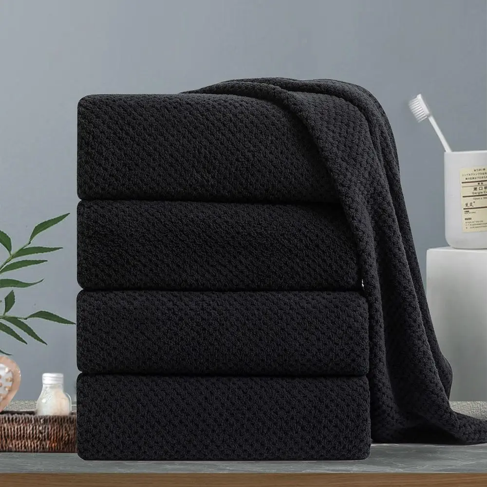 

Большое банное полотенце 35x70 дюймов, 600 GSM, из мягкой микрофибры, быстросохнущее