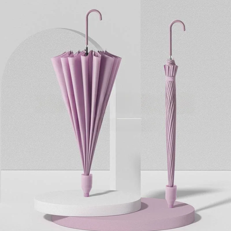 

Large Size Long Handle Umbrella for Men Waterproof Windproof Rain And Sun Dual Use Car Mounted Special for Heavy Rain