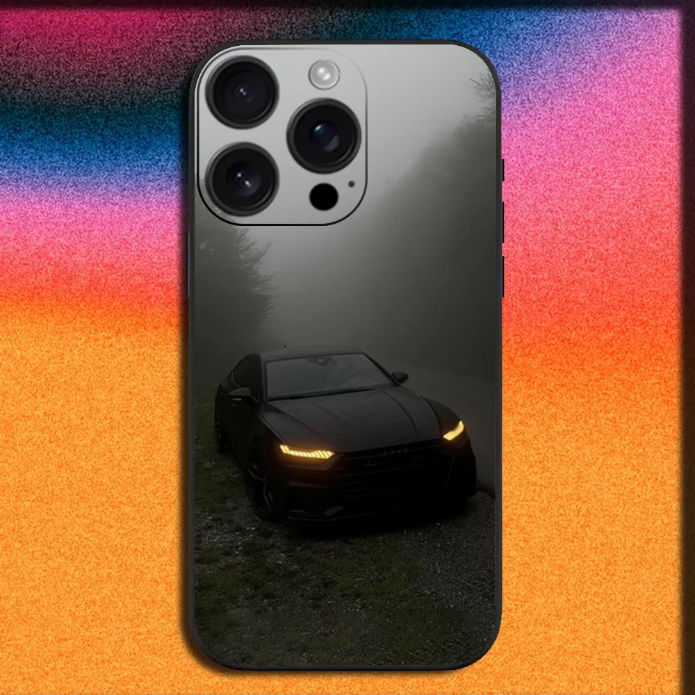 Sport Cool A-Audis Car Phone Case For iPhone 16,15,14,13,12,11,Pro,XS,Max,XR,Plus,SE,Mini Soft Black Cover 4