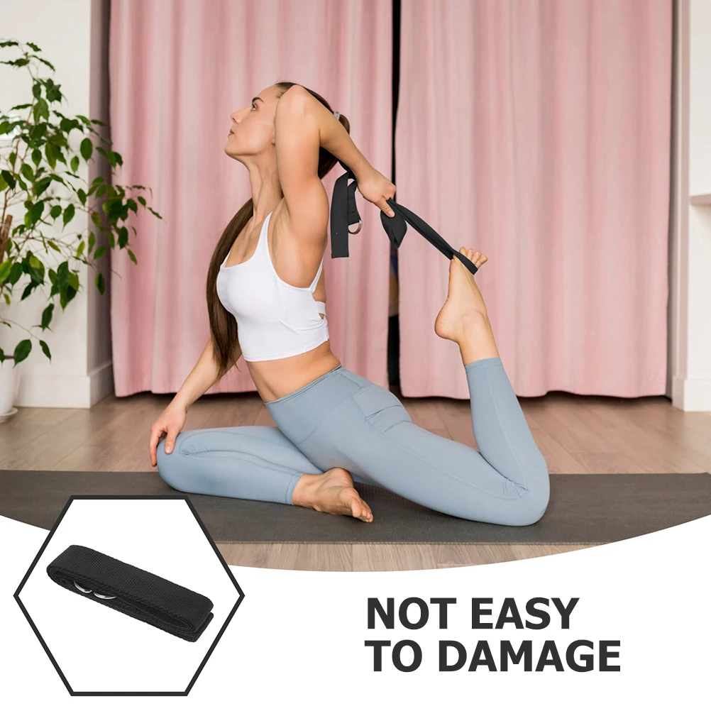 

2Pcs Yoga Strap Non Elastic Professional Stretching Band Portable Workout Accessory Reusable Fitness Band Gym Supply