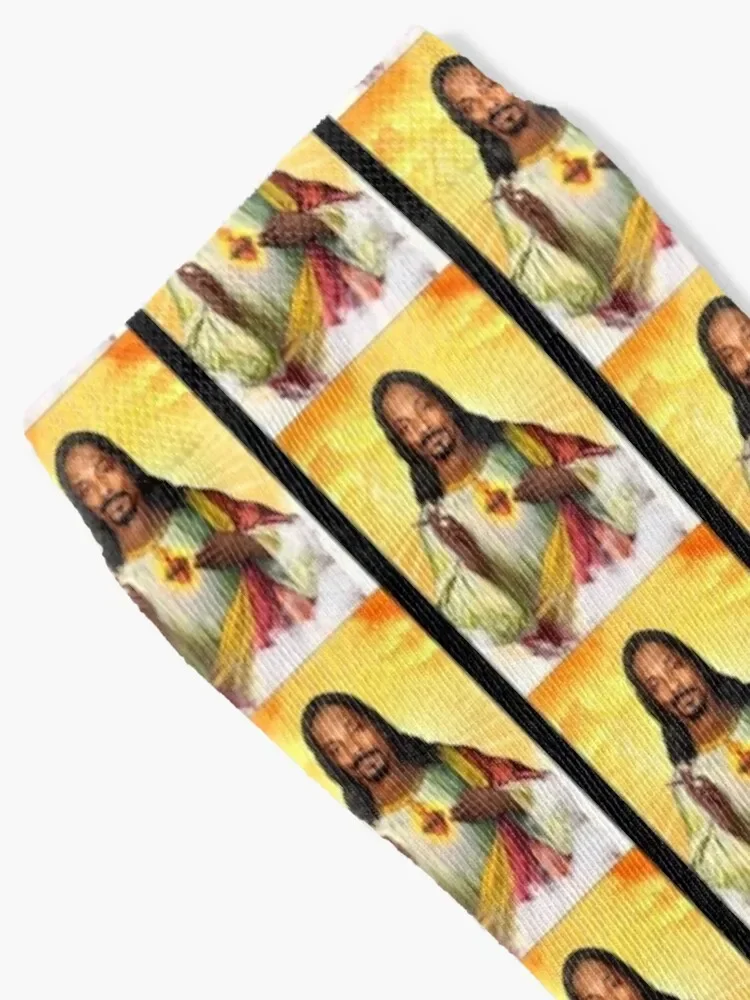 Saint -Jesus snoop dog Socks Toe sports soccer anti-slip sports and leisure winter Men's Socks Women's