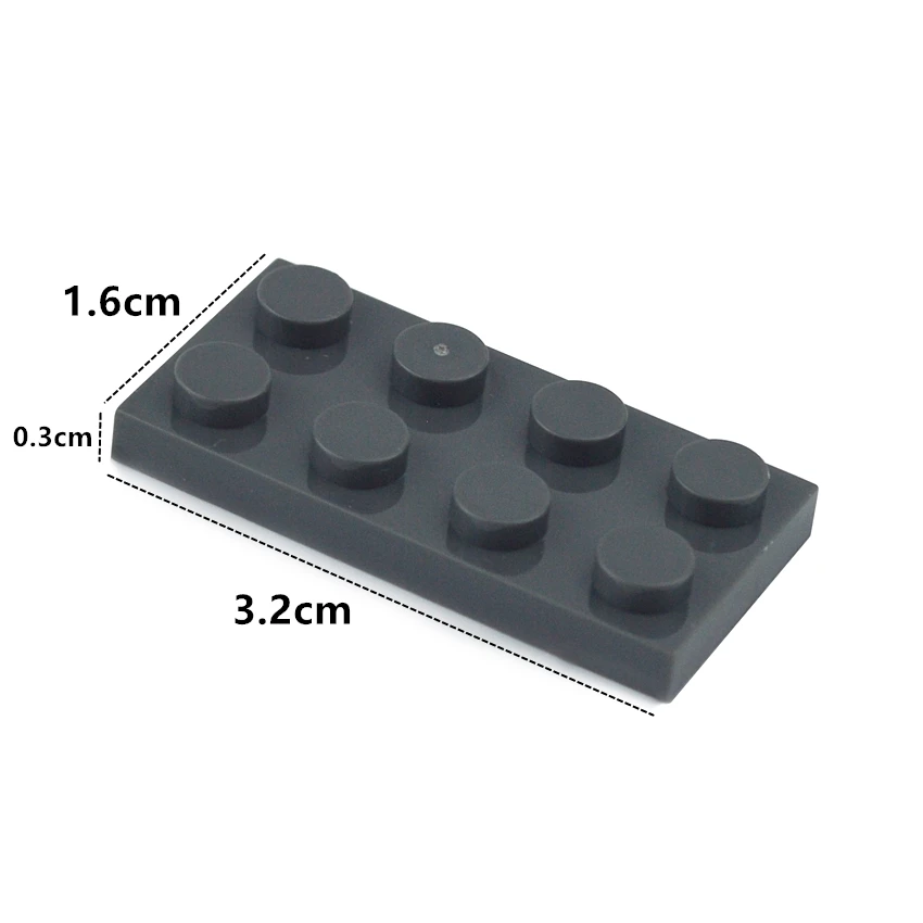 88Pcs Thin Figure Bricks Plate 3020 2x4 Dots Building Blocks Particle Educational Creative Size Compatible Brand Leduo Kid Toys