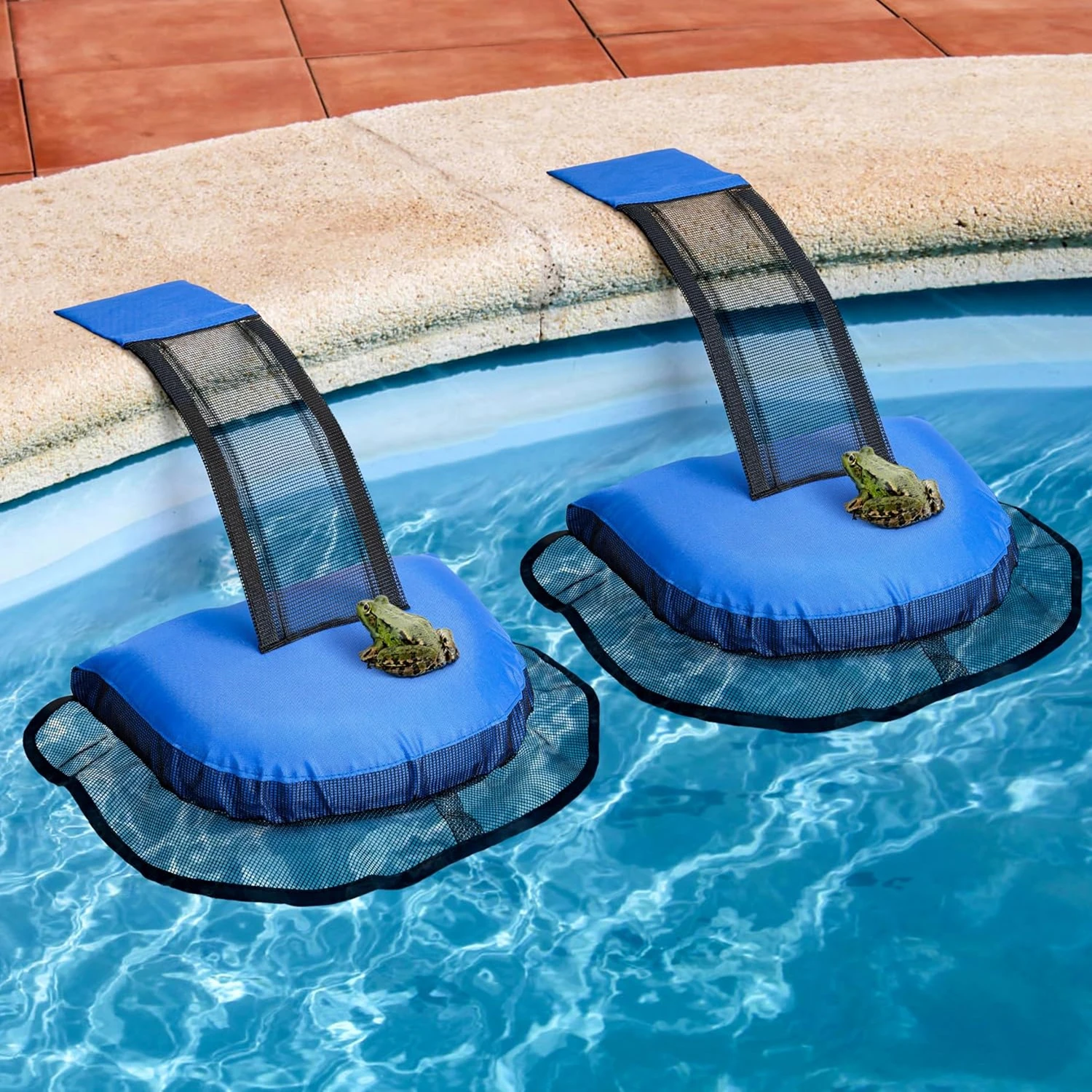 

Animal Saving Escape Ramp Critters, Swimming Pool Floating Animal Saver, Frog Saver, Floating Pool Reduces Tool for Outdo