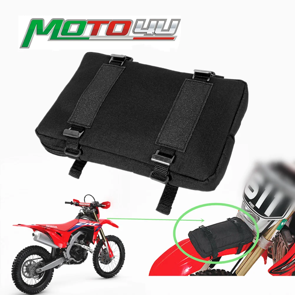 Universal Motorcycle MX Tool Bag Fender Pack Inner Tube Tire Repair Pack Motocross Front Fender Bags Toolkit For Honda