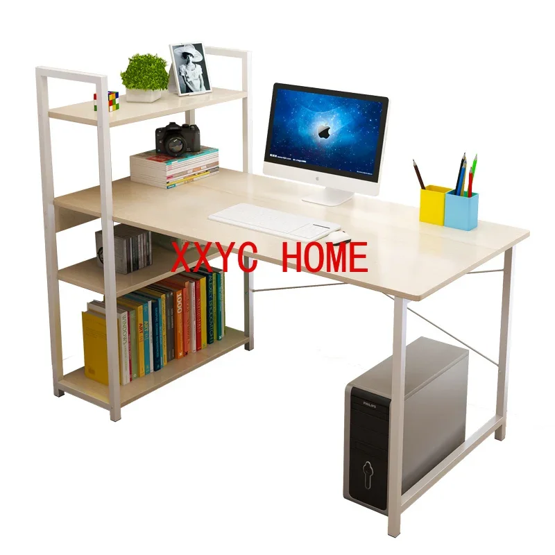 Student Household Single Study Simple Small Desk Bookshelf Combination Integrated Table