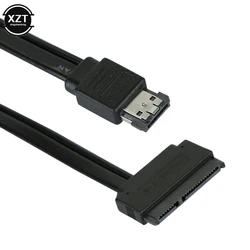Power Esata (eSATAp) to Sata Cable Dual Power 3.5 Hard Disk Drive USB 12V 5V Combo to 22 Pin (7Pin + 15Pin)For 2.5 inch 3.5 inch