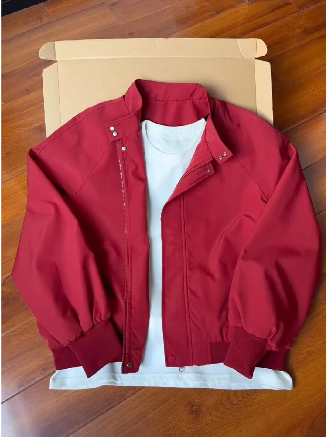 

Red Harington ort Baseball Sle Men's Jaet Spring Autumn American Street Sle Cleanfit Jaet Polyester Fiber